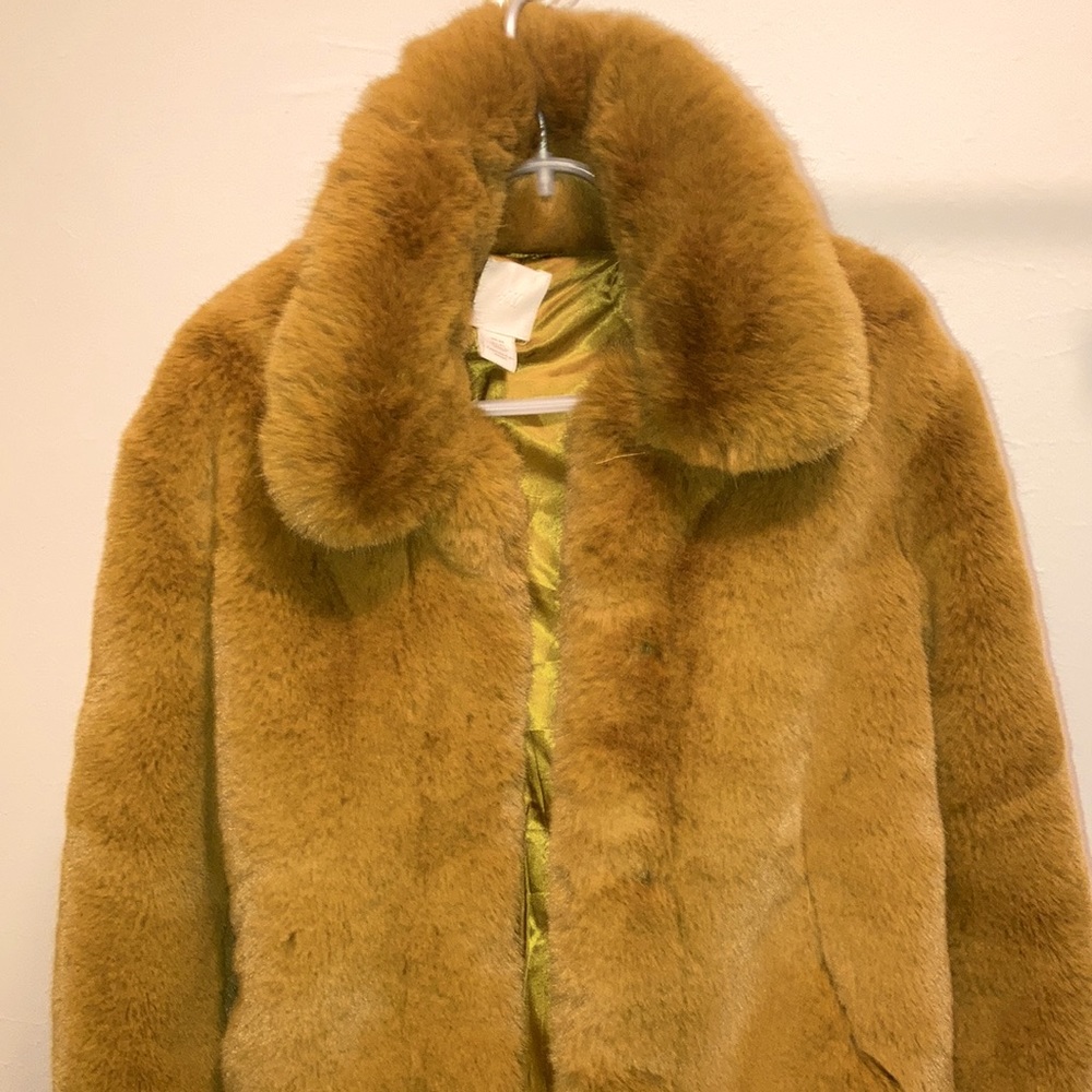 H&M faux fur coat